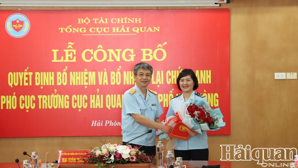 Bổ nhiệm nữ Phó Cục trưởng đầu tiên của Hải quan Hải Phòng.