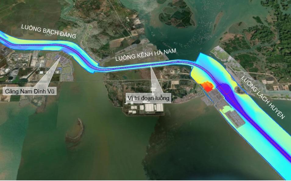 Đầu tư 495 tỷ đồng xây vũng quay tàu đoạn Lạch Huyện thuộc luồng hàng hải Hải Phòng